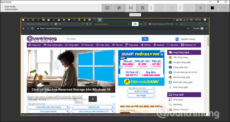 How to use Quick Assist to control a remote computer Picture 8
