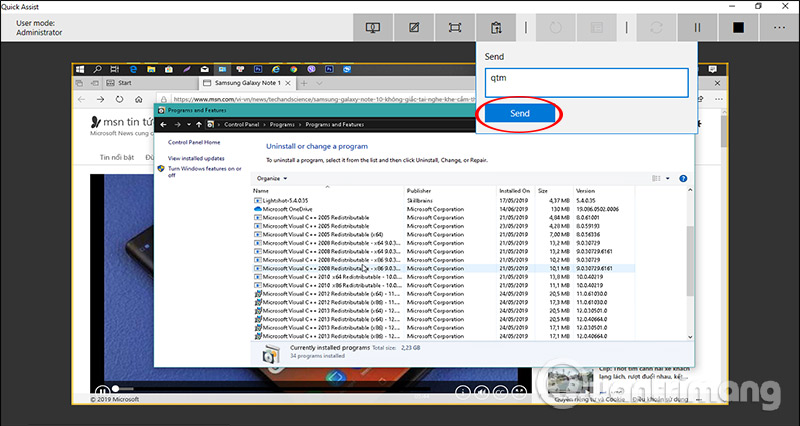 How to use Quick Assist to control a remote computer Picture 9