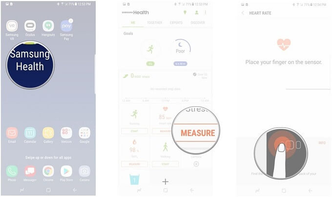 How to use Samsung Health on Galaxy S8, S8 Plus Picture 3