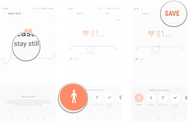 How to use Samsung Health on Galaxy S8, S8 Plus Picture 4