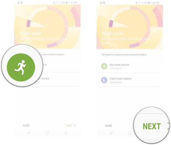 How to use Samsung Health on Galaxy S8, S8 Plus Picture 7
