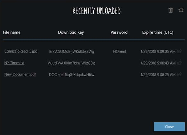How to use Share me Files to share Windows 10 files Picture 6