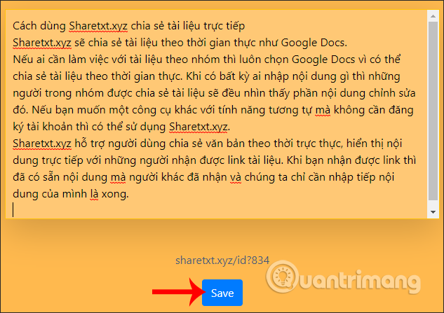 How to use Sharetxt.xyz to share documents directly Picture 2