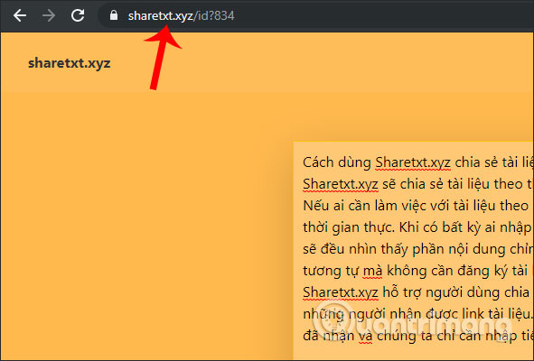 How to use Sharetxt.xyz to share documents directly Picture 3