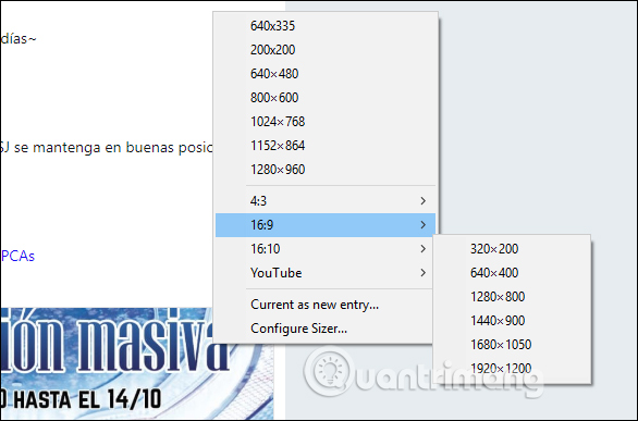 How to use Sizer to resize Windows windows Picture 7