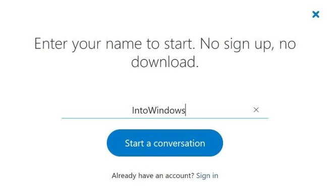 How to use Skype without an account Picture 3