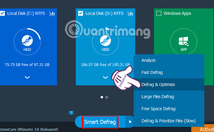 How to use Smart Defrag to defragment hard drives effectively Picture 5