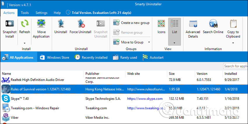 How to use Smarty Uninstaller to remove software completely on Windows Picture 7
