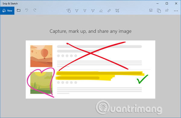 How to use Snip & Sketch on Windows 10 Picture 1