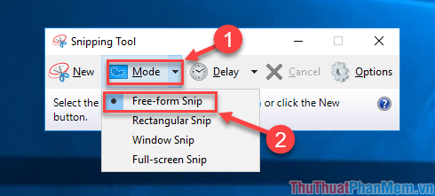 How to use Snipping Tool to take screenshots on Windows 10 Picture 4
