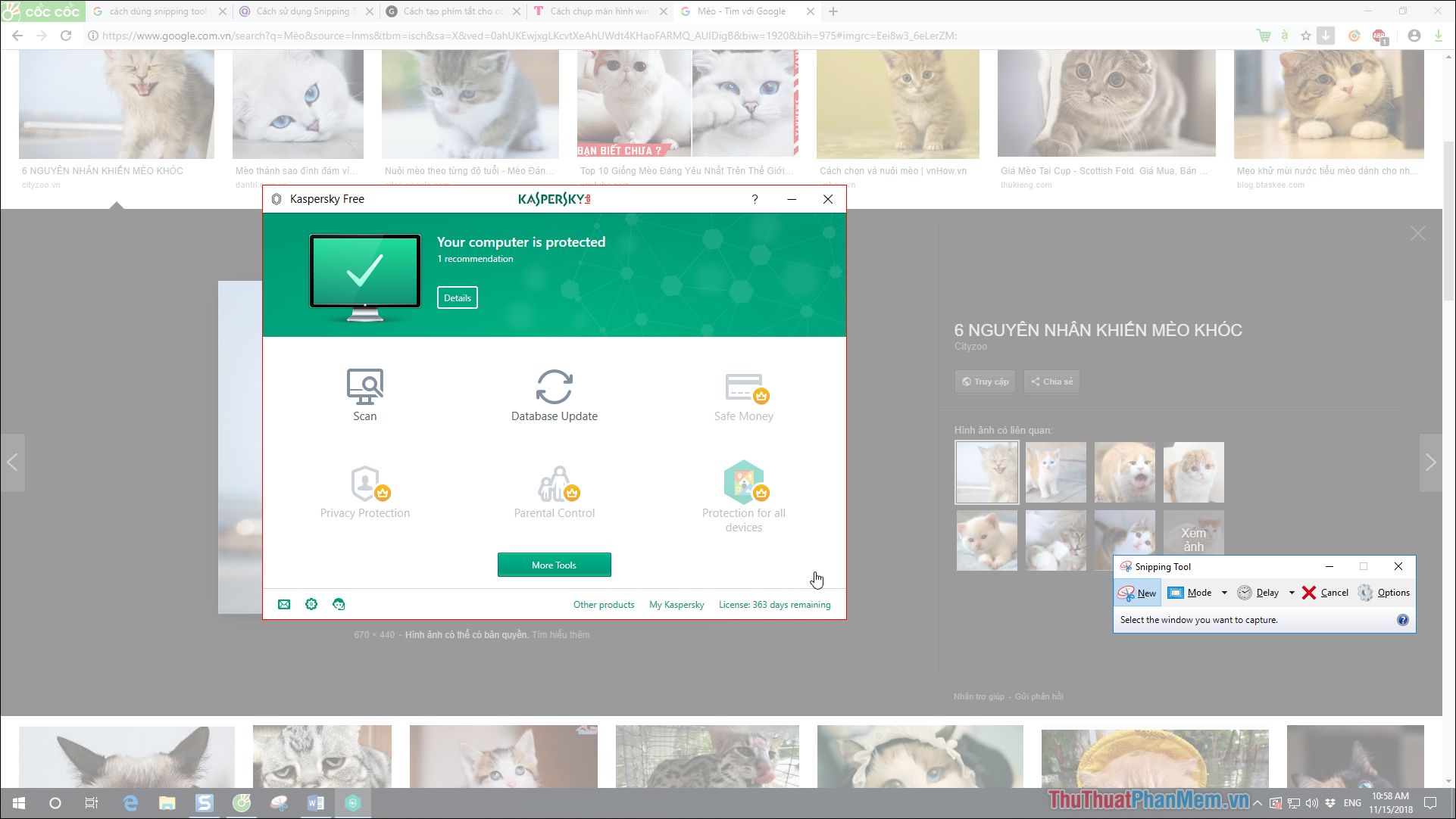How to use Snipping Tool to take screenshots on Windows 10 Picture 9