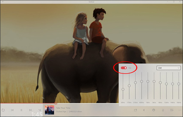How to use Sonca Lite to play Google Drive music on Windows 10 Picture 6