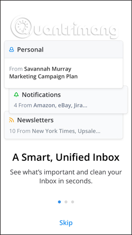 How to use Spark application to manage email on iPhone Picture 1