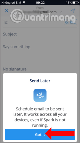 How to use Spark application to manage email on iPhone Picture 14