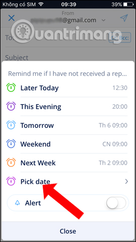 How to use Spark application to manage email on iPhone Picture 20