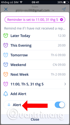 How to use Spark application to manage email on iPhone Picture 22
