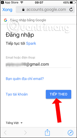 How to use Spark application to manage email on iPhone Picture 3