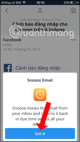 How to use Spark application to manage email on iPhone Picture 37