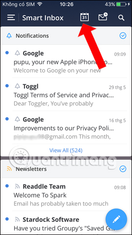 How to use Spark application to manage email on iPhone Picture 41