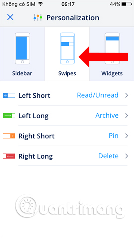 How to use Spark application to manage email on iPhone Picture 9