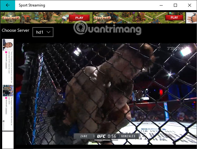 How to use Sport Streaming to watch football on Windows 10 Picture 3