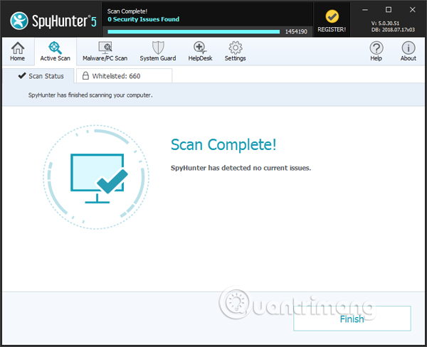 How to use SpyHunter to remove spyware, anti-keylogger Picture 9