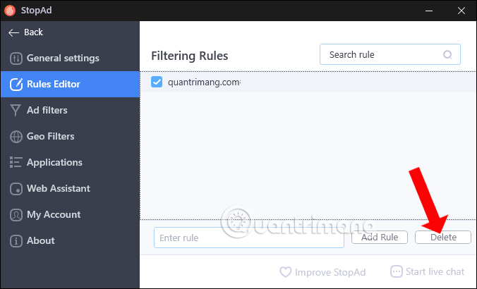 How to use StopAd blocking ads on Windows Picture 10