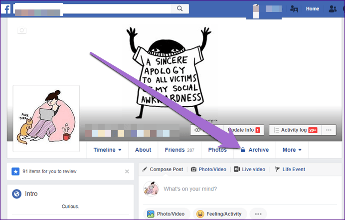 How to use Story Archive on Facebook Picture 3