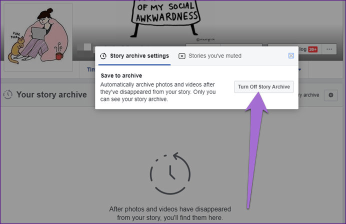 How to use Story Archive on Facebook Picture 7