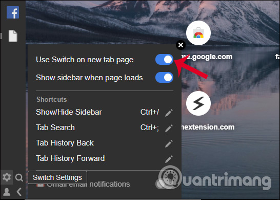 How to use Switch Workstation to manage tabs on Chrome Picture 3