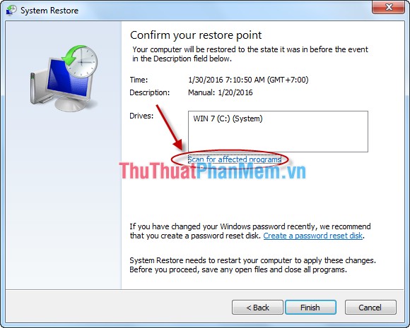 How to use System Restore in Windows: Turn off, turn on, create, restore System Restore Picture 10