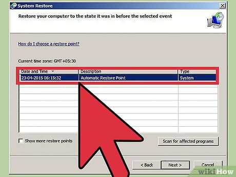 Picture 4 of How to Use System Restore on Windows 7