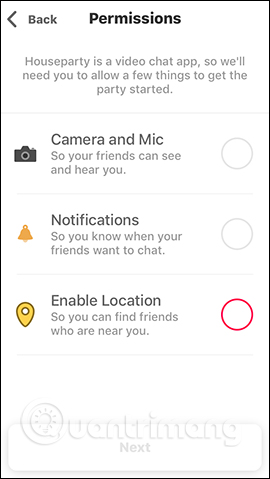 How to use the application Houseparty chat, video call Picture 9