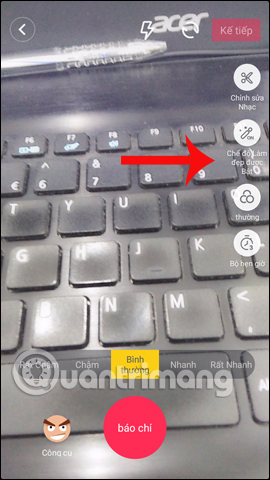 How to use the application Tik Tok sing along to the music Picture 14