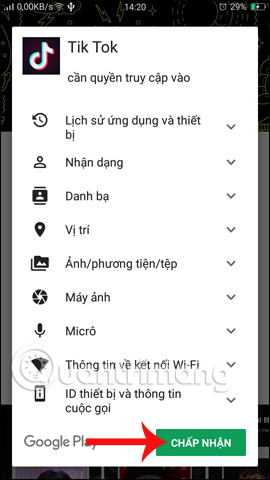 How to use the application Tik Tok sing along to the music Picture 2