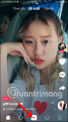 How to use the application Tik Tok sing along to the music Picture 6