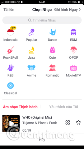 How to use the application Tik Tok sing along to the music - TipsMake.com