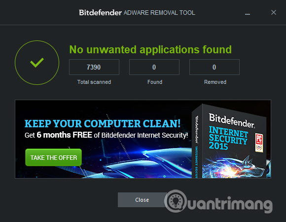 How to use the Bitdefender Adware Removal Tool to remove adware on Windows Picture 4