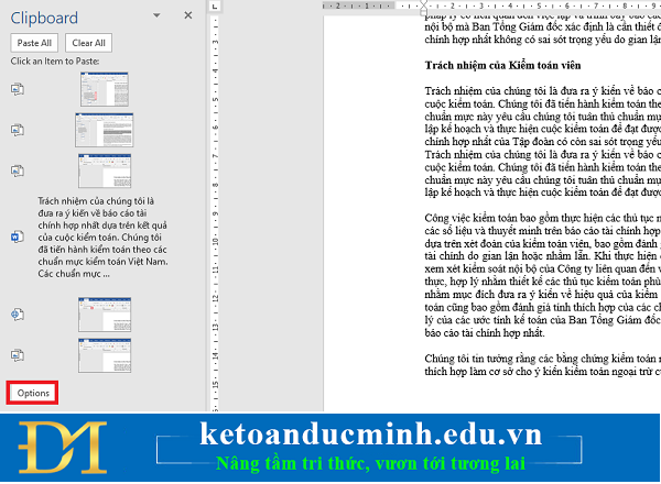How to use the Clipboard copying tool in Microsoft Word? Picture 4
