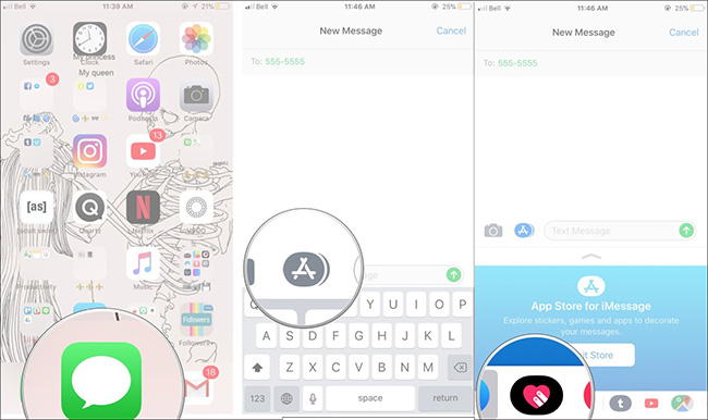 How to use the Digital Touch feature in iMessage Picture 1