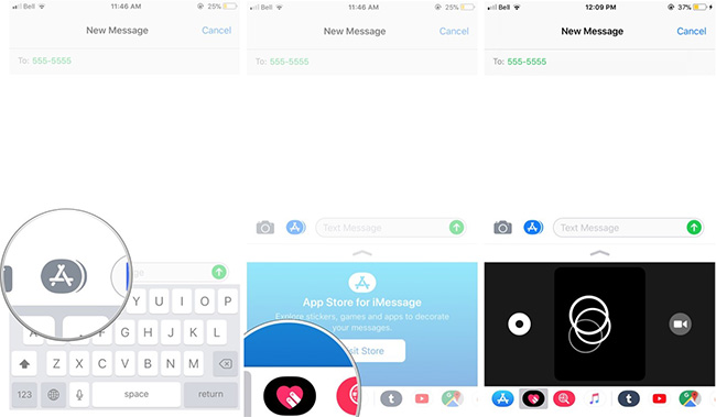 How to use the Digital Touch feature in iMessage Picture 4