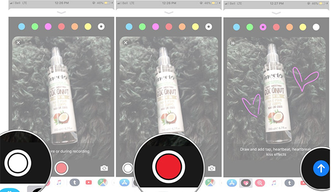 How to use the Digital Touch feature in iMessage Picture 6