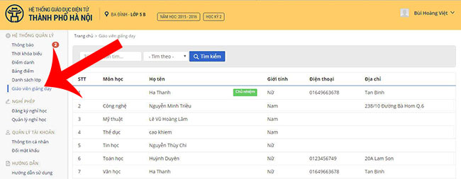 How to use the electronic contact book of Hanoi City Picture 6