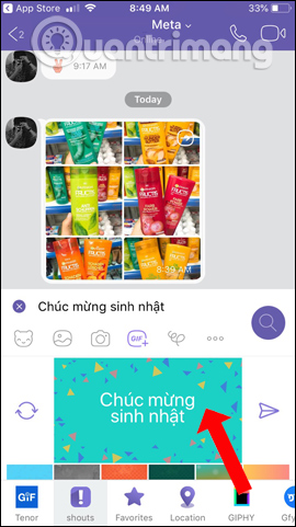 How to use the extended chat utility on Viber Picture 4