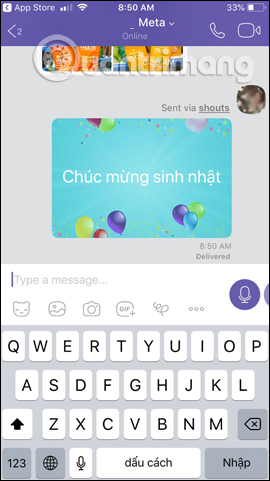 How to use the extended chat utility on Viber Picture 6
