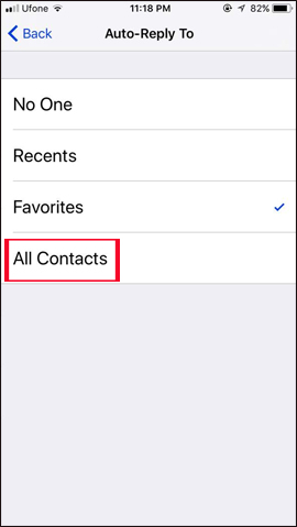 How to use the feature Do not disturb when driving on iOS 11 Picture 5