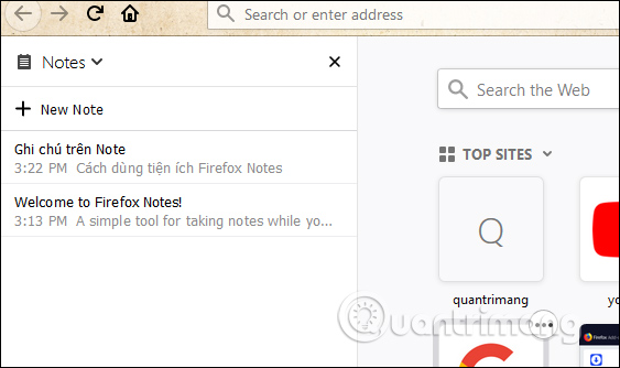 How to use the Firefox Notes note utility Picture 10