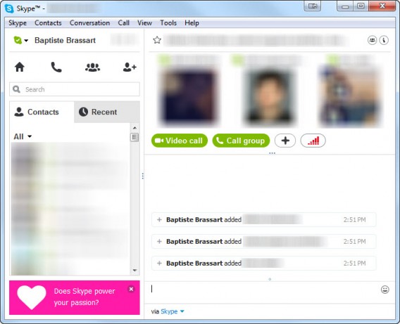 How to use the free group video calling feature on Skype Picture 3
