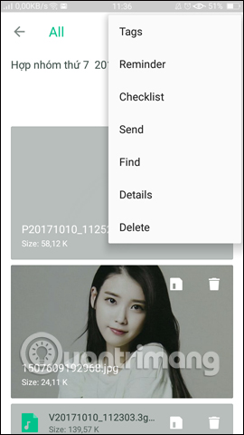 How to use the GNotes notes app - Note, Notepad & Memo Android Picture 20
