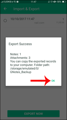 How to use the GNotes notes app - Note, Notepad & Memo Android Picture 34